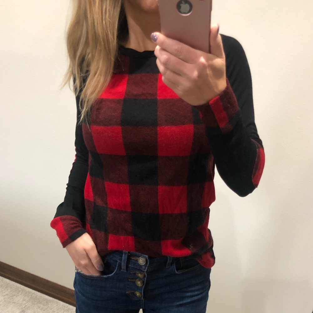 Buffalo Plaid Sweater
